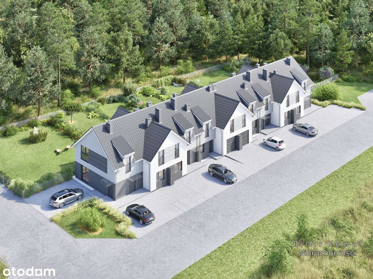 3 pok.- 58 m2 - bezczynszowe - z ogródkiem - przy lesie - 2 m-ca park.-12