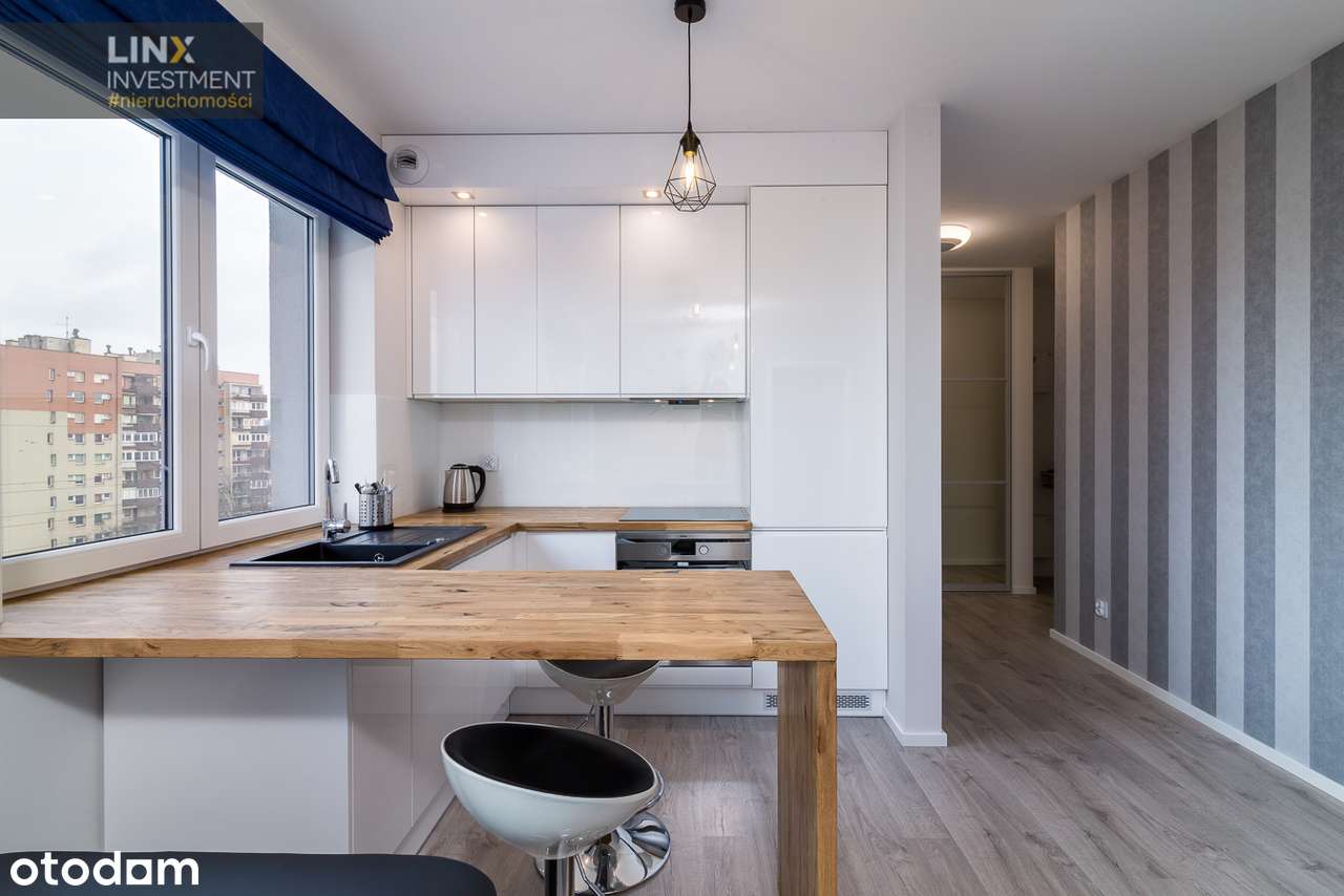 Funkcjonalne 35,76 m2 z osobną sypialnią przy Al.29 Listopada-8