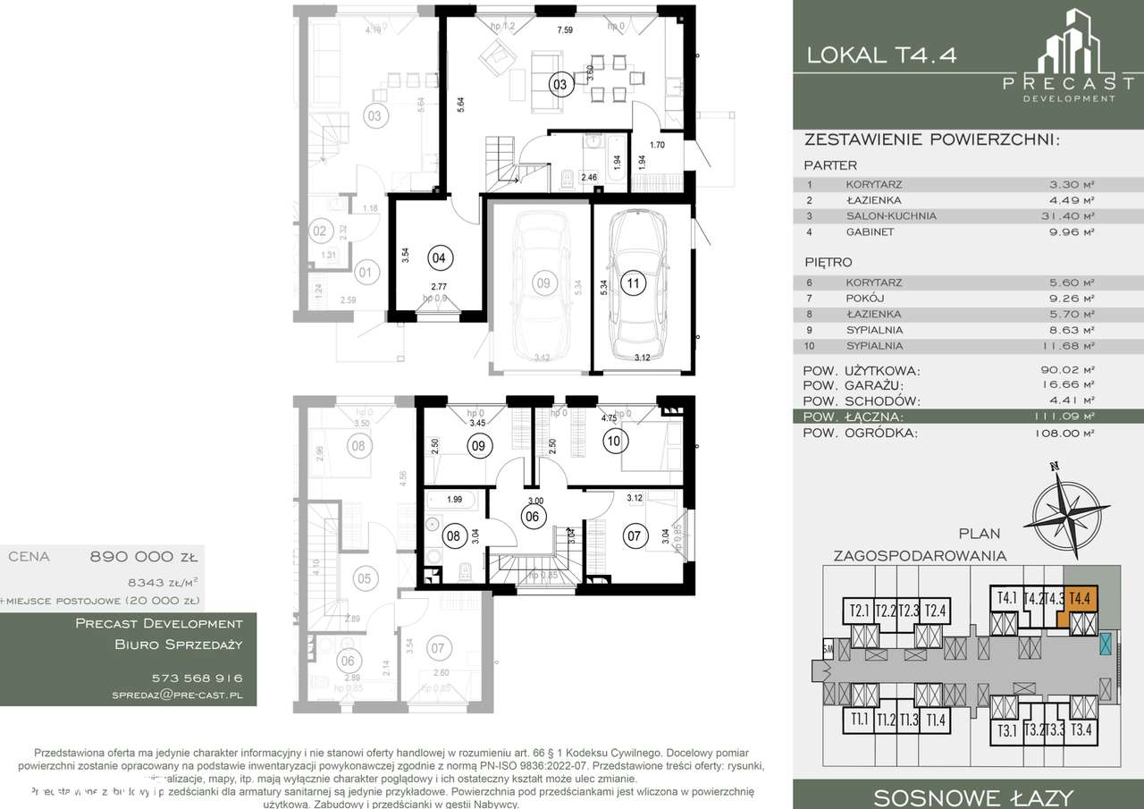 Dom z ogródkiem w Łazach - 10 min od Warszawy | T4.4 - Pełny obrazek: 2/17
