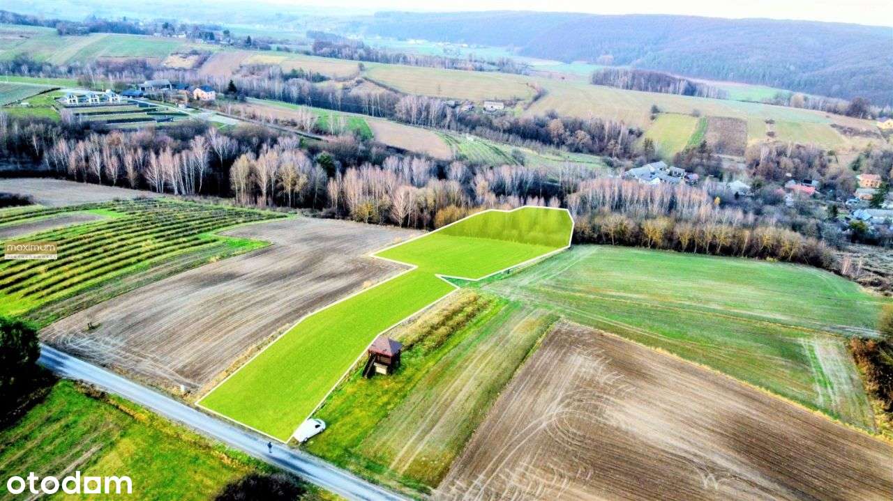 Działka budowlana na wzgórzu |16 i 77 ar|Roztocze-1