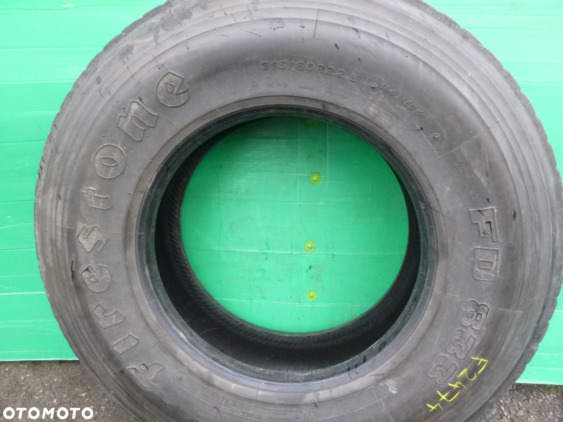 Opona 315/80R 22.5 Firestone BRIDGESTONE R-DRIVE 001 Napędowa - 2