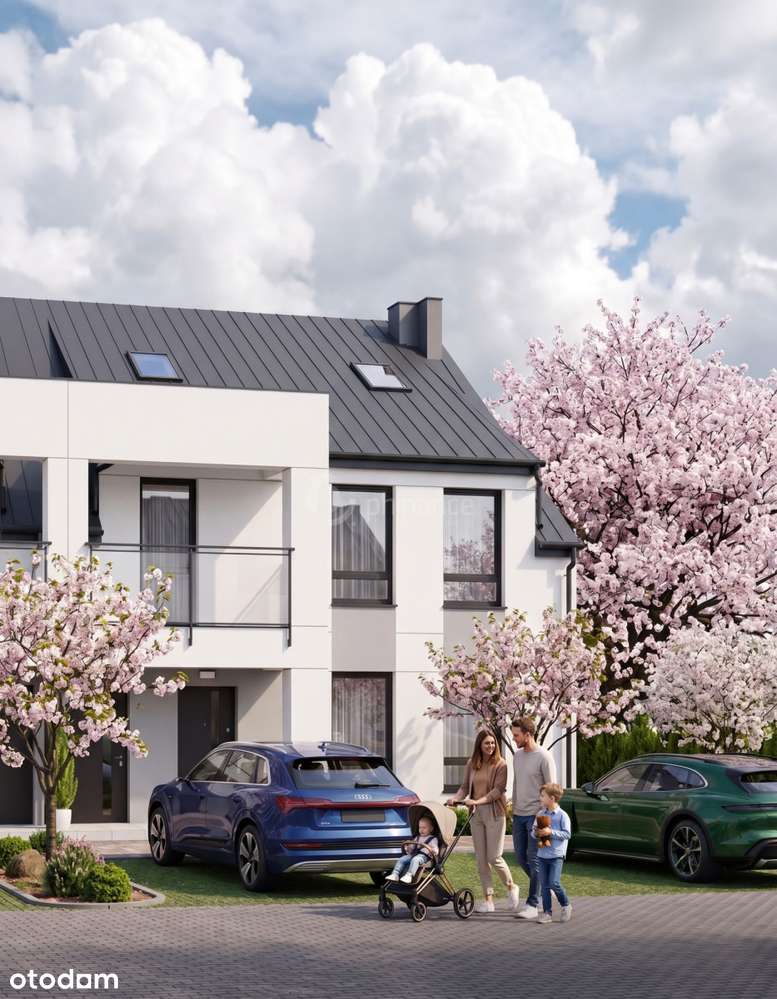 Przestronne 92 m2 ogród 105 m2 zamknięte osiedle