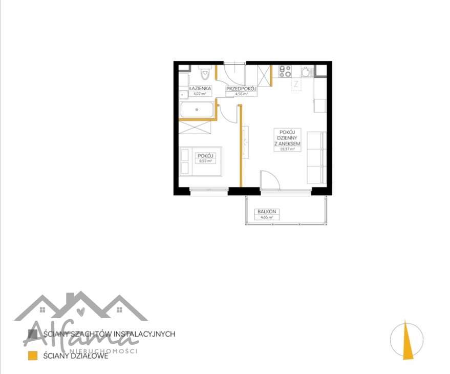 Gotowe do odbioru|Słoneczne|2Pok+Balkon|Rabat|Wys.3,80m-możl.antresola-1