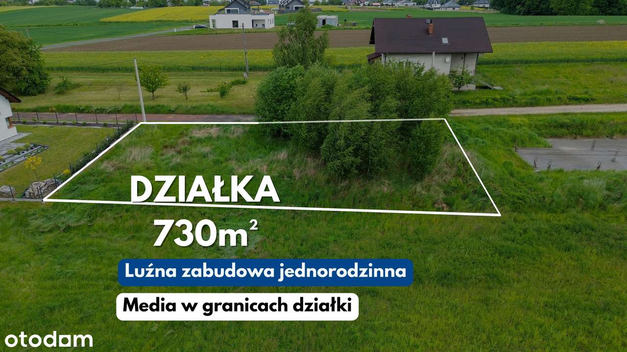 Działka w dobrej lokalizacji w Świerklanach! - Pełny obrazek: 1/5