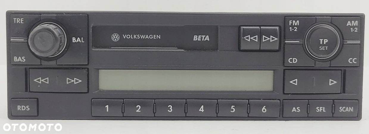 VW PASSAT B5 T5 T4 GOLF IV LUPO BORA RADIO BETA 1J0035152E KOD Z KODEM - 3