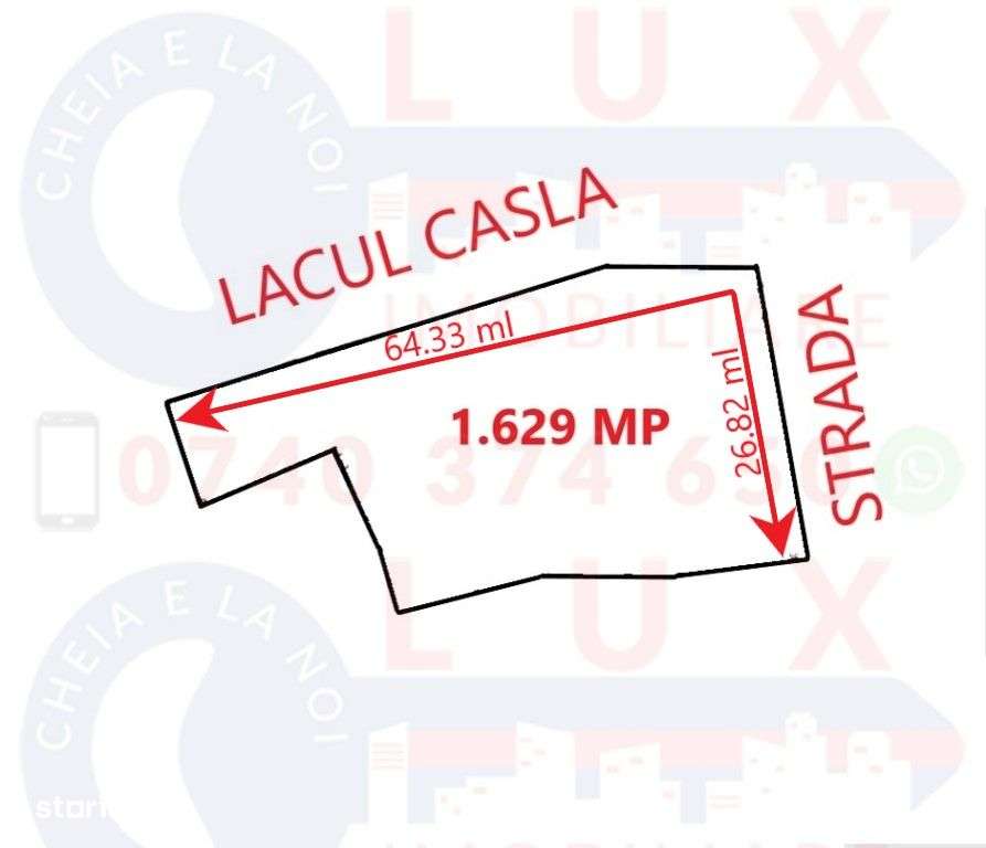 ID 7563 Teren Sat MINERI cu DESCHIDERE la Lacul CASLA - Imagine principală: 2/10