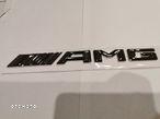 emblemat srebrny mercedes AMG 18 cm - 5