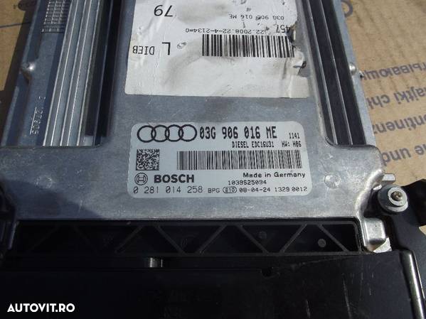 Calculator motor Audi a6 C6 2.0tdi ECU dezmembrez audi a6 C6 2.0 combi - 2