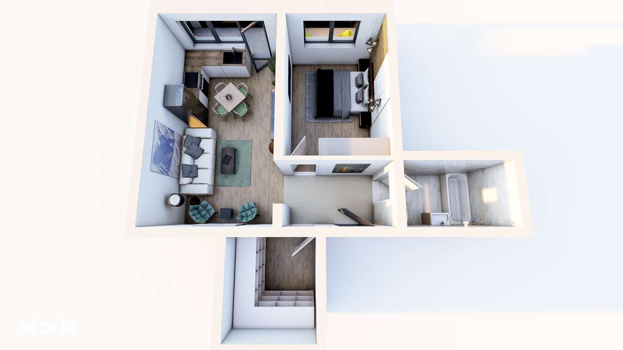 Apartament tip Studio, 50 mp, Subcetate City 2, Direct Dezvoltator.-11