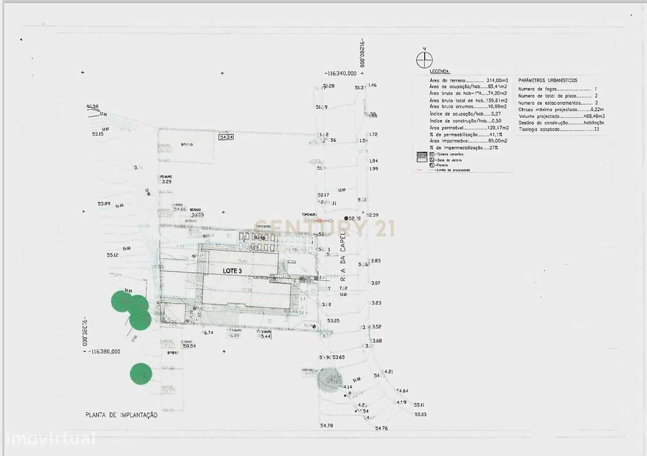 Terreno Urbano 314m2 - Charneca de Caparica - Proj Aprovado - Praia - - Grande imagem: 4/4