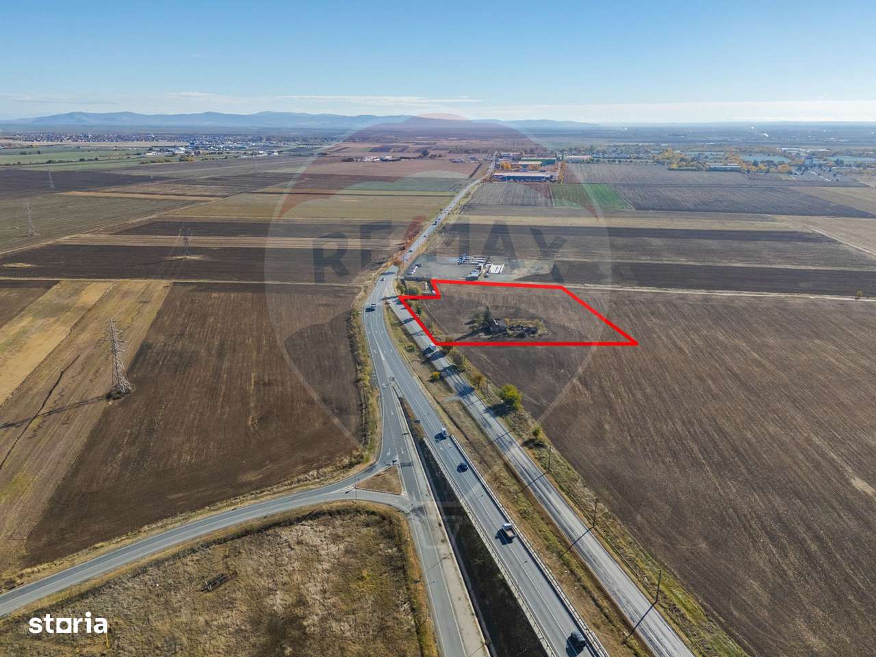 Teren intravilan 13.482 mp pe Centura Nord Arad, front 188 m-1