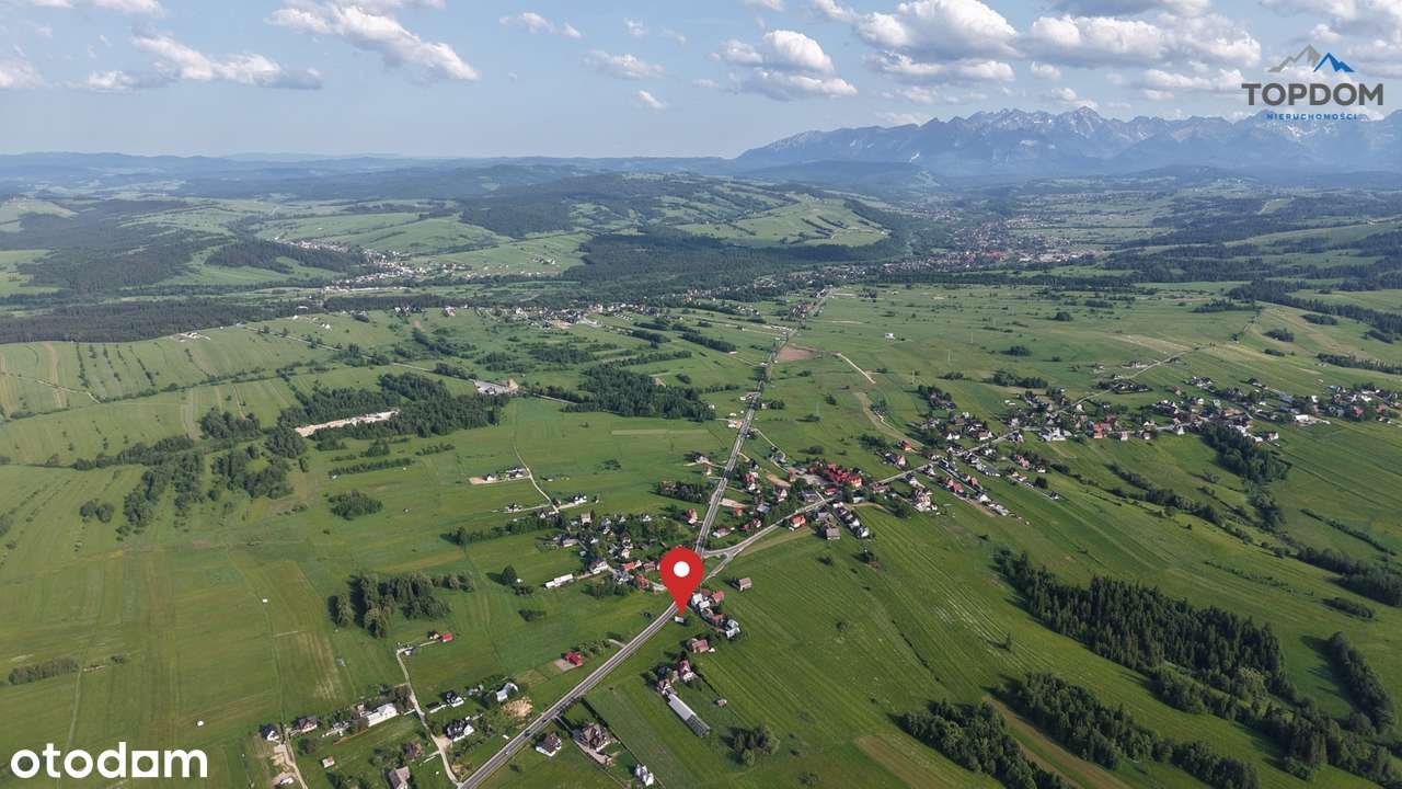 Działka inwestycyjna przy drodze głównej tuż przed Białką Tatrzańską-14