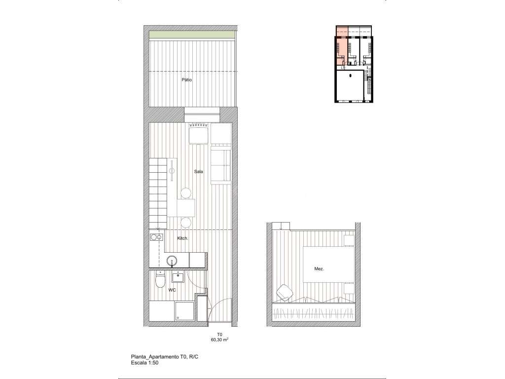 Loft c/terraço no Centro do Porto-18