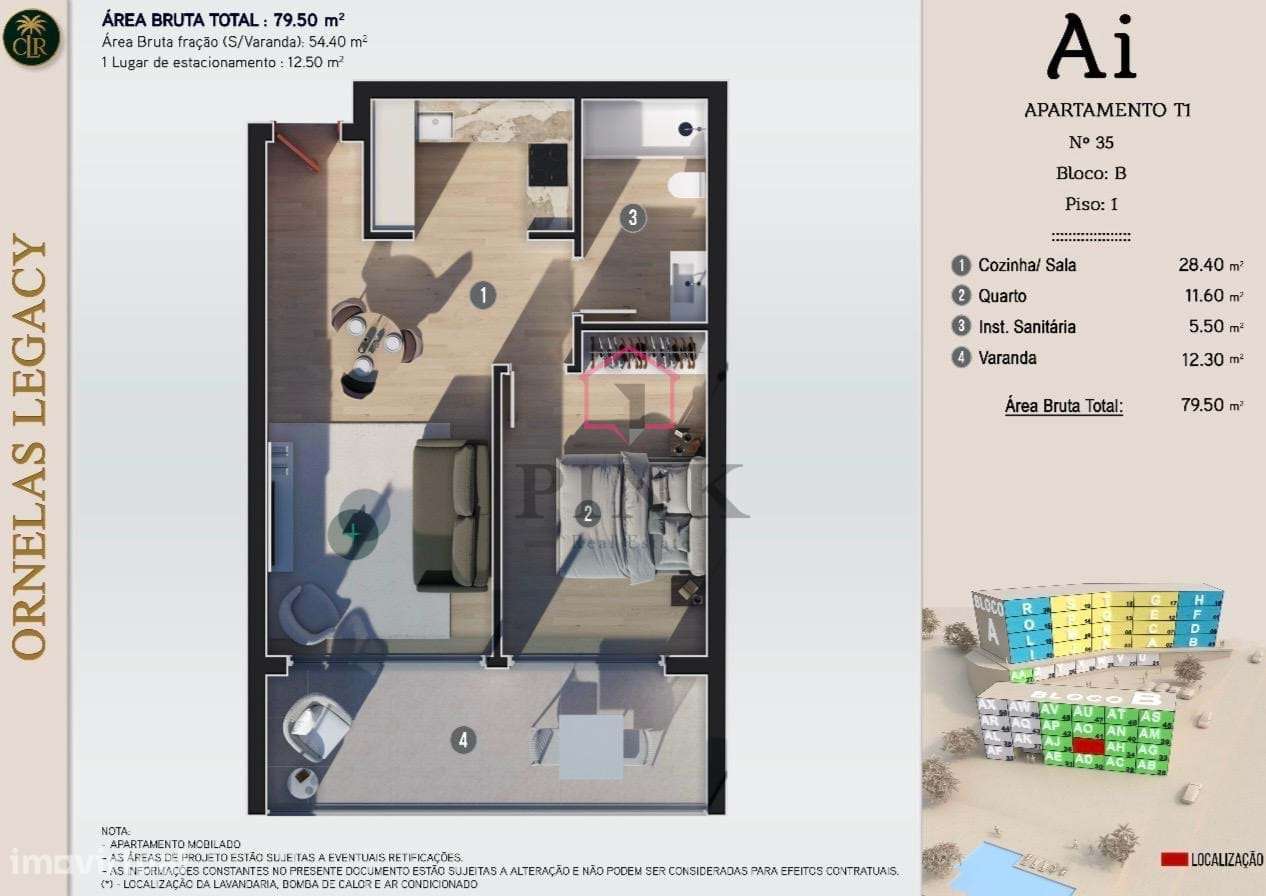 Apartamento com Piscina - T1 na Calheta-6