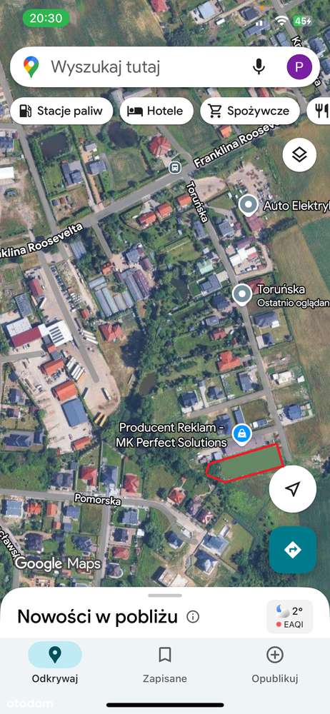 DZIAŁKA GNIEZNO POZWOLENIE NA 6 DOMÓW LUB 12 MIESZKAŃ WZ ŚLEPA ULICA - Pełny obrazek: 2/2