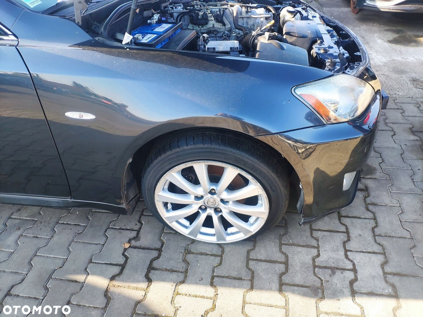 LEXUS IS II 220d PRZÓD ZDERZAK MASKA BŁOTNIK LAMPA 1G0 XENON CHŁODNICE PAS - 7