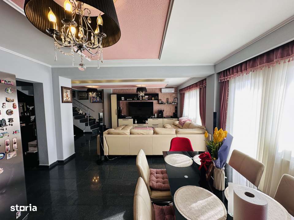 Duplex 3 camere, mobilat utilat utra-lux, 147 mp, Rosu, Militari Resid-1