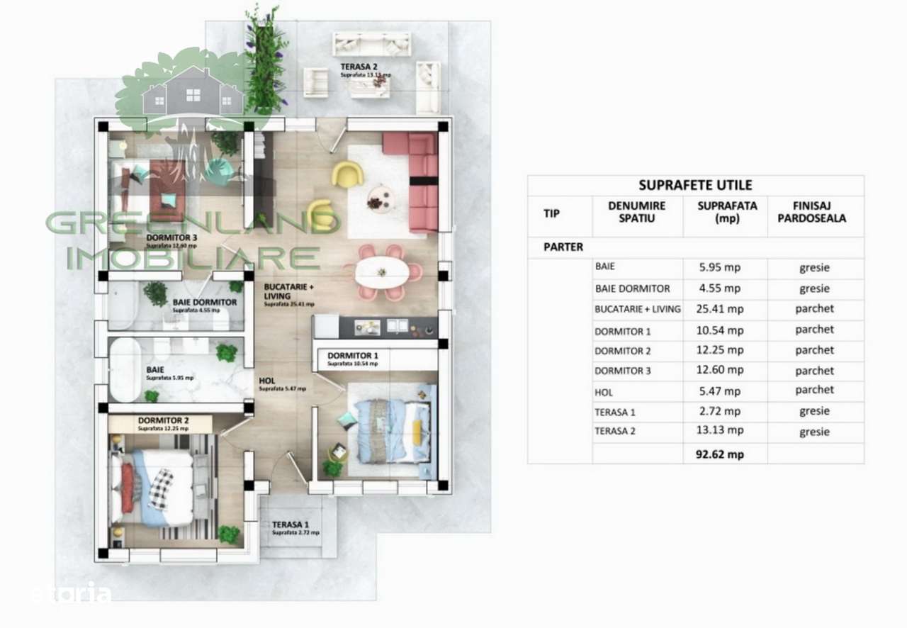 CASA PARTER 4 camere, 2 bai, 93mp, teren 350mp, MIROSLAVA-Ciurbesti - Imagine principală: 5/5
