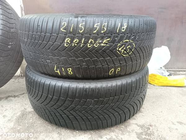 215/55R18 Opony Całoroczne Wielosezonowe BRIDGESTONE WeatherControl A005 Legnica ALU-RAD 215/55 - 1