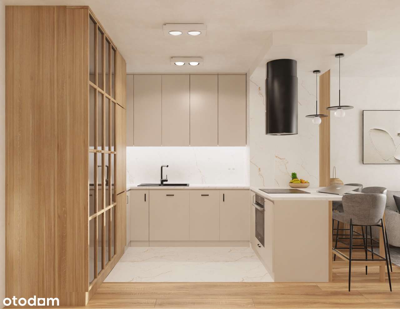 2pokoje z balkonem przy Dworcu Fabrycznym - Pełny obrazek: 1/9