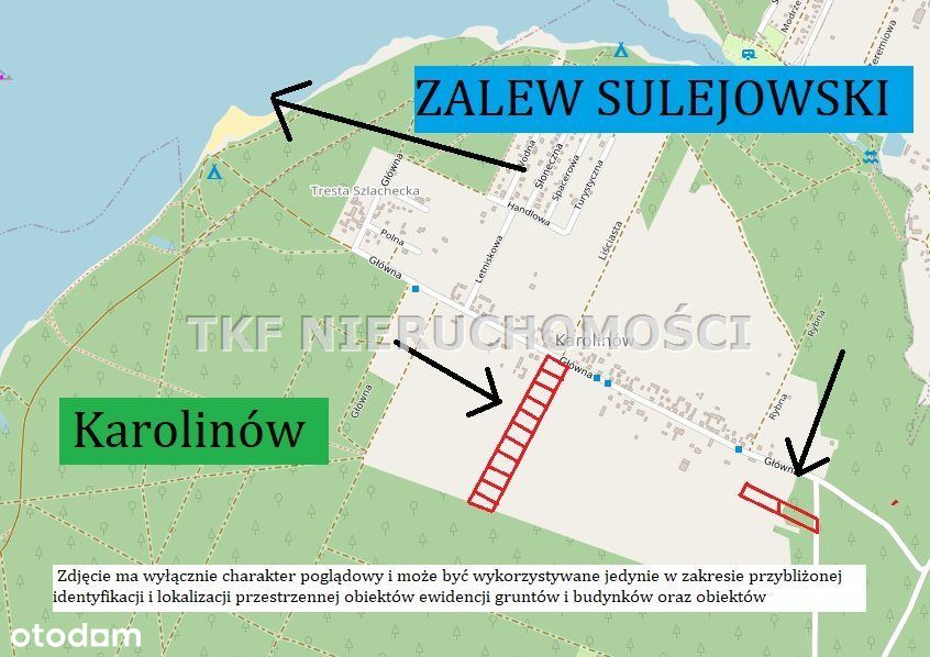 Działki Karolinów/ Blisko Zalewu Sulejowskiego