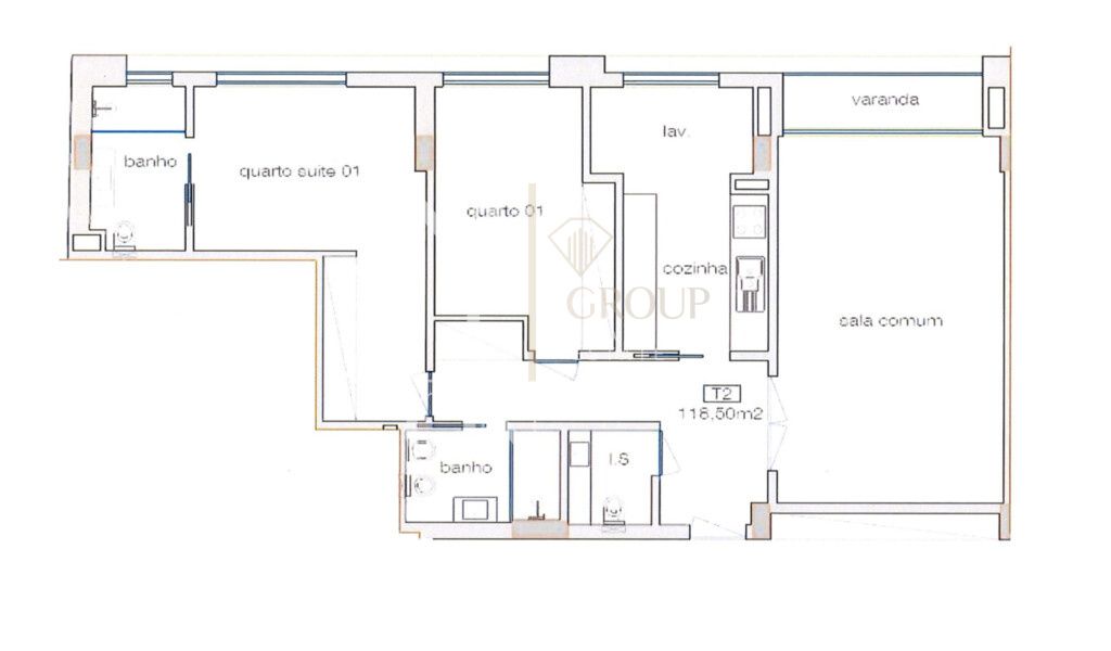 Empreendimento dotado com as seguintes tipologias: T1,T2,T3,e T4