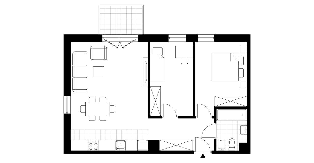 Skandinavia | mieszkanie 3-pok. | A.1.19 - Pełny obrazek: 3/8