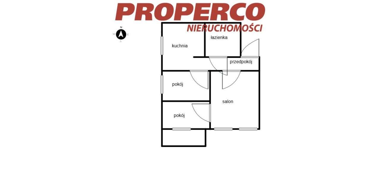 Mieszkanie 3-pok., 55m2, K. Wielkiego, Ślichowice-9