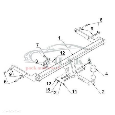 Hak Holowniczy Odkręcany Do Skoda Fabia Iii Hatchback Od 2018 - 2