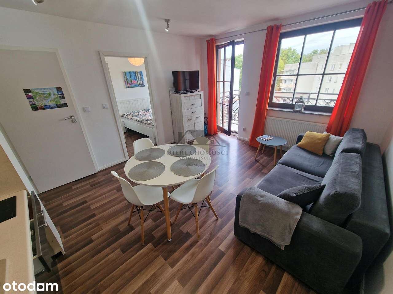 2 pokojowe mieszkanie z balkonem w nowym budynku przy parku Zdrojowym-1