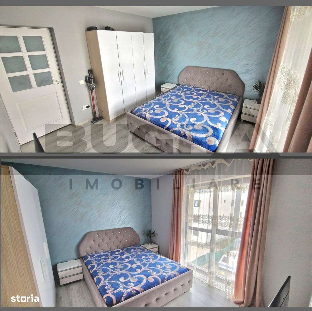 Apartament 3 camere, 56mp, modern, parcare, zona strazii Noua Apahida - Imagine principală: 4/7
