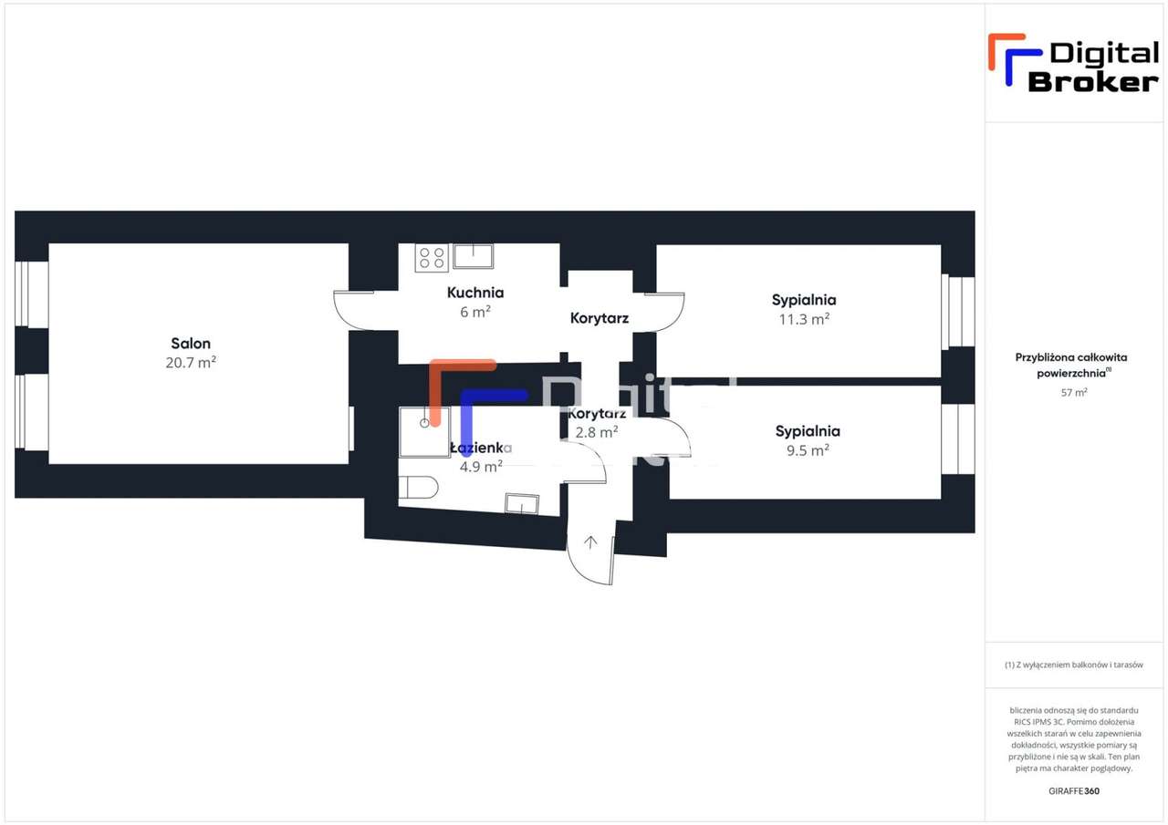 ✅3 oddzielne Pokoje✅przestronne✅gotowe✅lokalizacj - Pełny obrazek: 4/15
