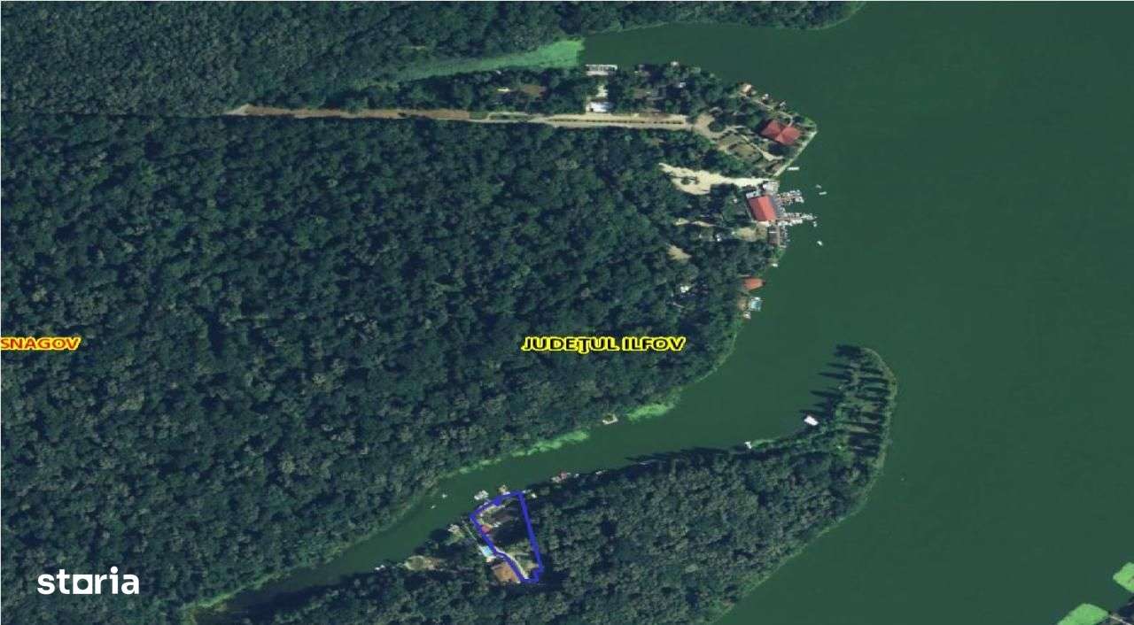 Proprietate unică Lacul Snagov 4390 mp cu deschidere de 70 ml la lac - Imagine principală: 2/4