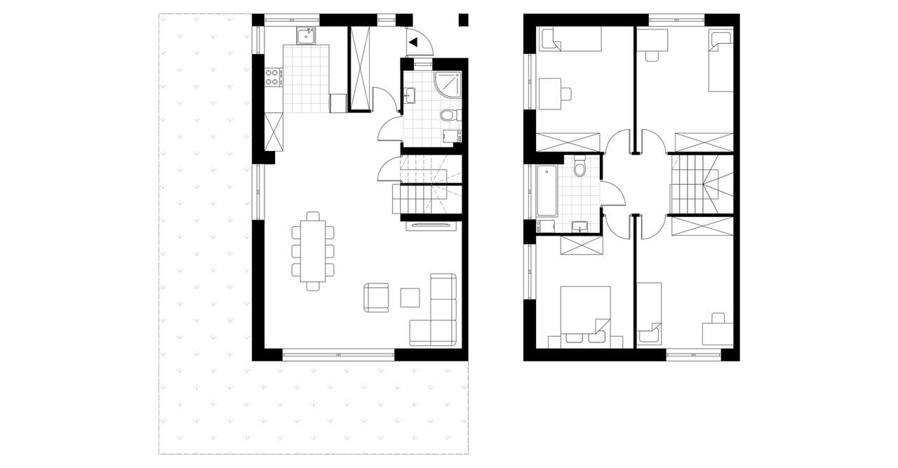 5-pokojowy dom 120m2 + ogródek Bez Prowizji - Pełny obrazek: 3/8