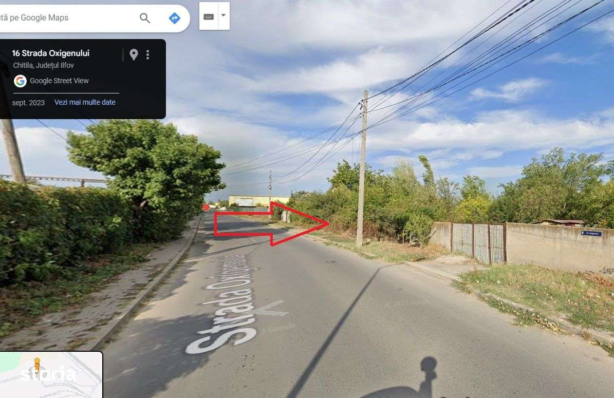 Teren intravilan Chitila Strada Oxigenului, 1251 mp toate utilitatile - Imagine principală: 5/5