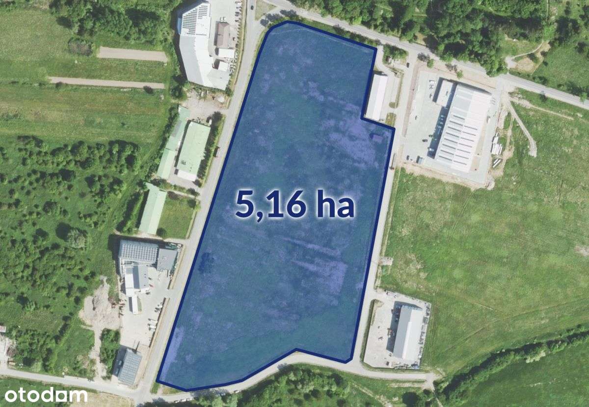 Działka inwestycyjna przemysłowa A4 S19 Rzeszów - Pełny obrazek: 1/7