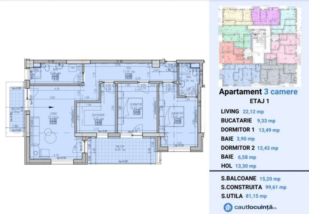 Apartament 3 camere - Sisesti - Baneasa-18