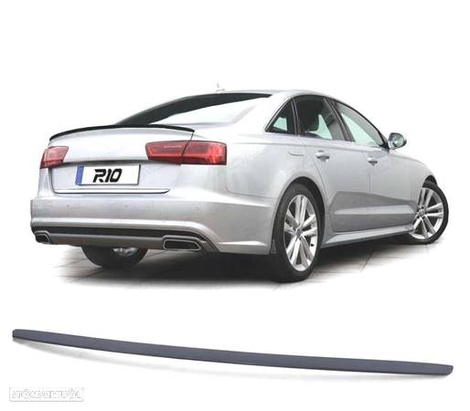 AILERON SPOILER PARA AUDI A6 C7 SEDAN 11-18 PRETO MATT - 1