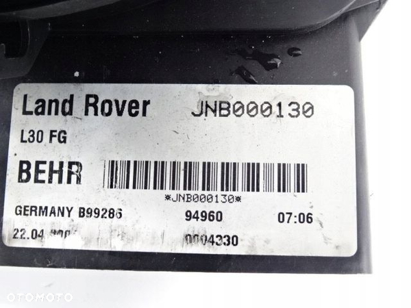 Wentylator wnętrza Range Rover L322 EU JNB000130 - 3