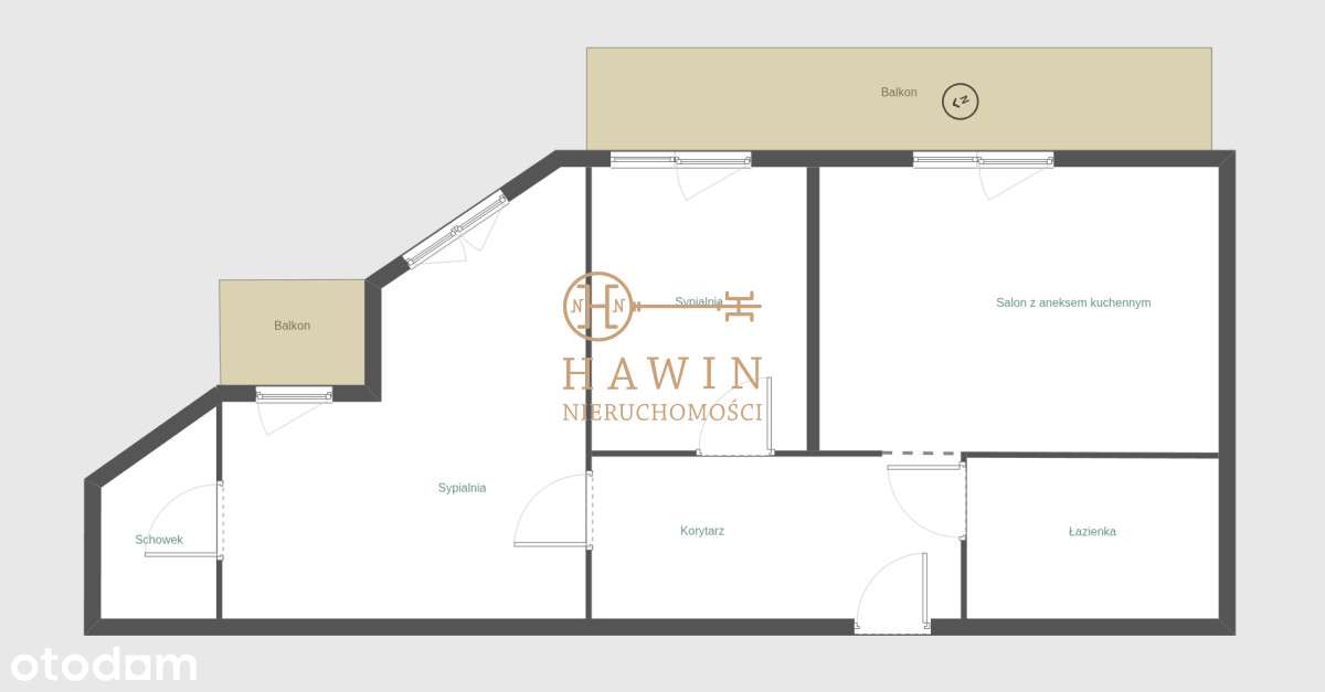 3 pokoje / 2 balkony/ winda/ garaż / klimatyzacja-12