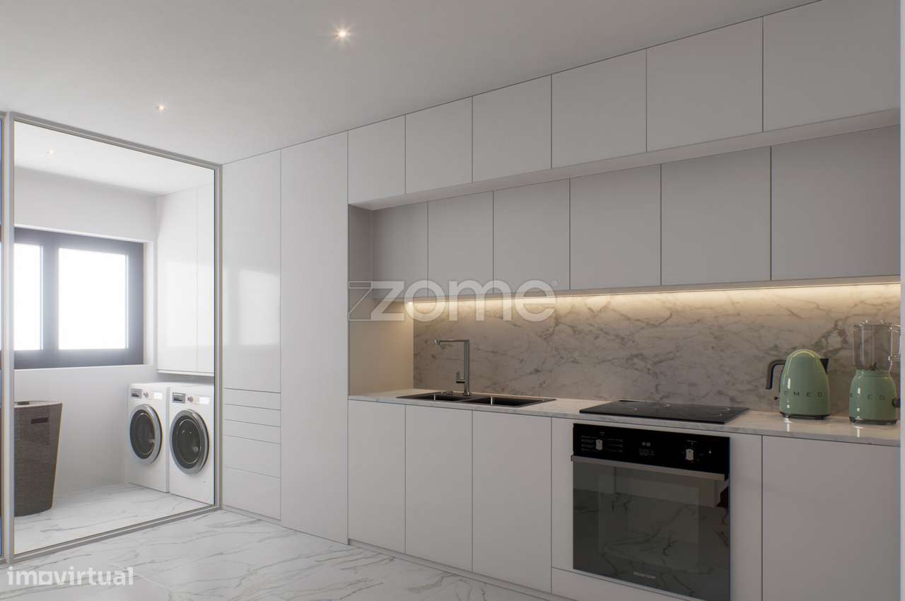 T1+1  de  73 m2 novo em Matosinhos Sul com lugar de garagem. - Grande imagem: 5/17