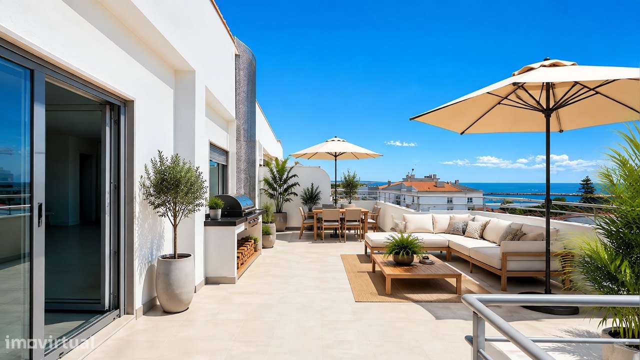 Apartamento T2 com parqueamento e  vistas de mar. Figueira da Foz-4