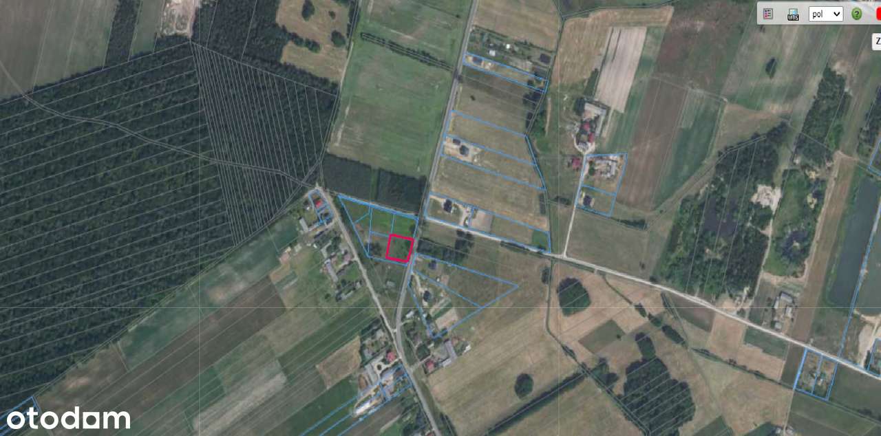 Działka budowlana w miejscowości Zofian (g. Kamionka) o pow 1500m2 - Pełny obrazek: 4/7