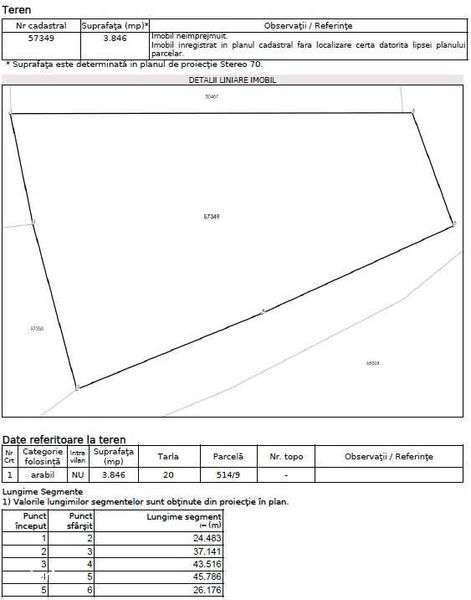 Teren extravilan, zona ind. Rascruci, Bontida, 10.600 mp, 5 EUR/mp - Imagine principală: 4/8