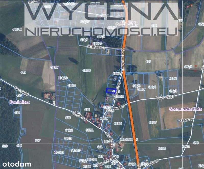 Działka Budowlana Szemudzka Huta 1115 m2-3