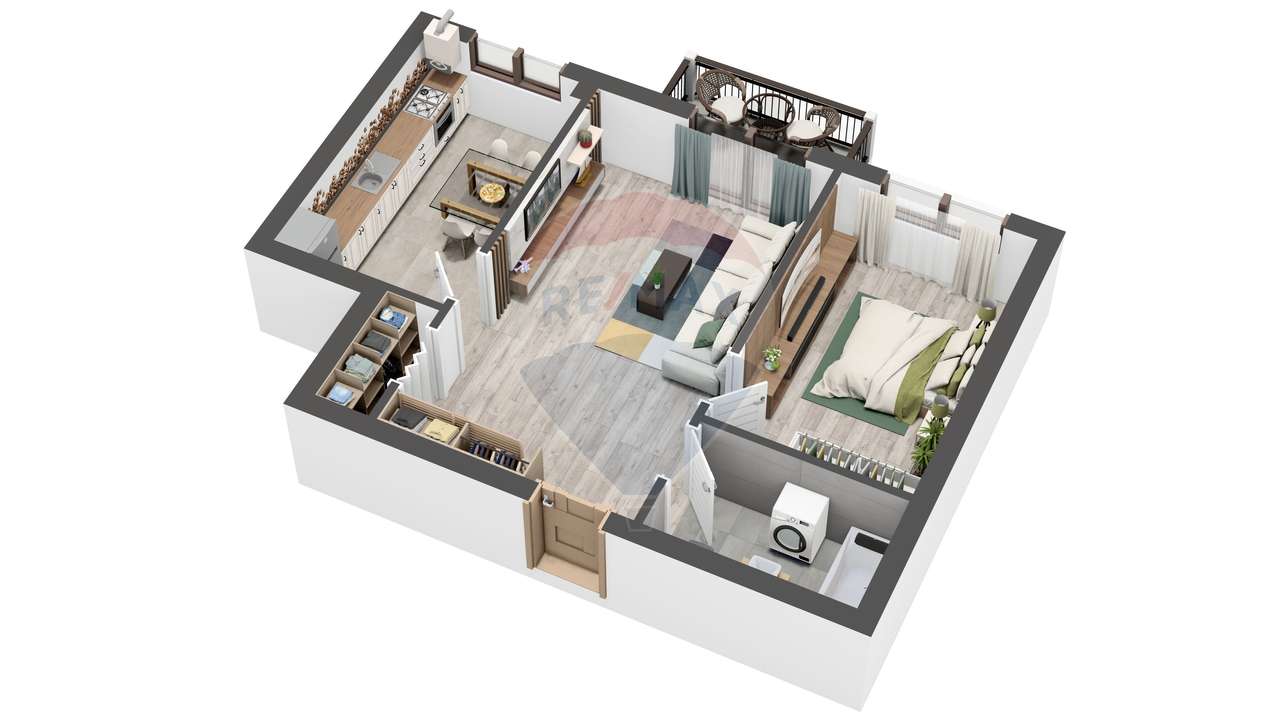 Apartament NOU LA CHEIE cu 2 camere de vânzare Selimbar - Imagine principală: 4/4