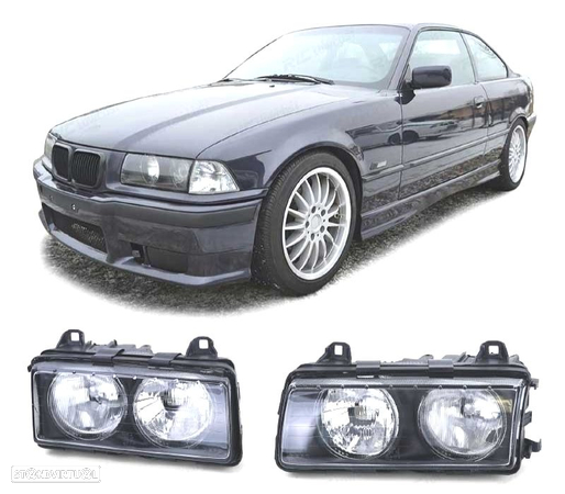 FARÓIS OPTICAS PARA BMW SERIE 3 E36 90-98 - 1