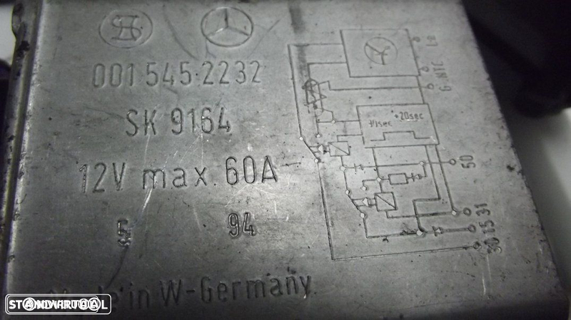 Mercedes 123 botão 4 piscas - 6