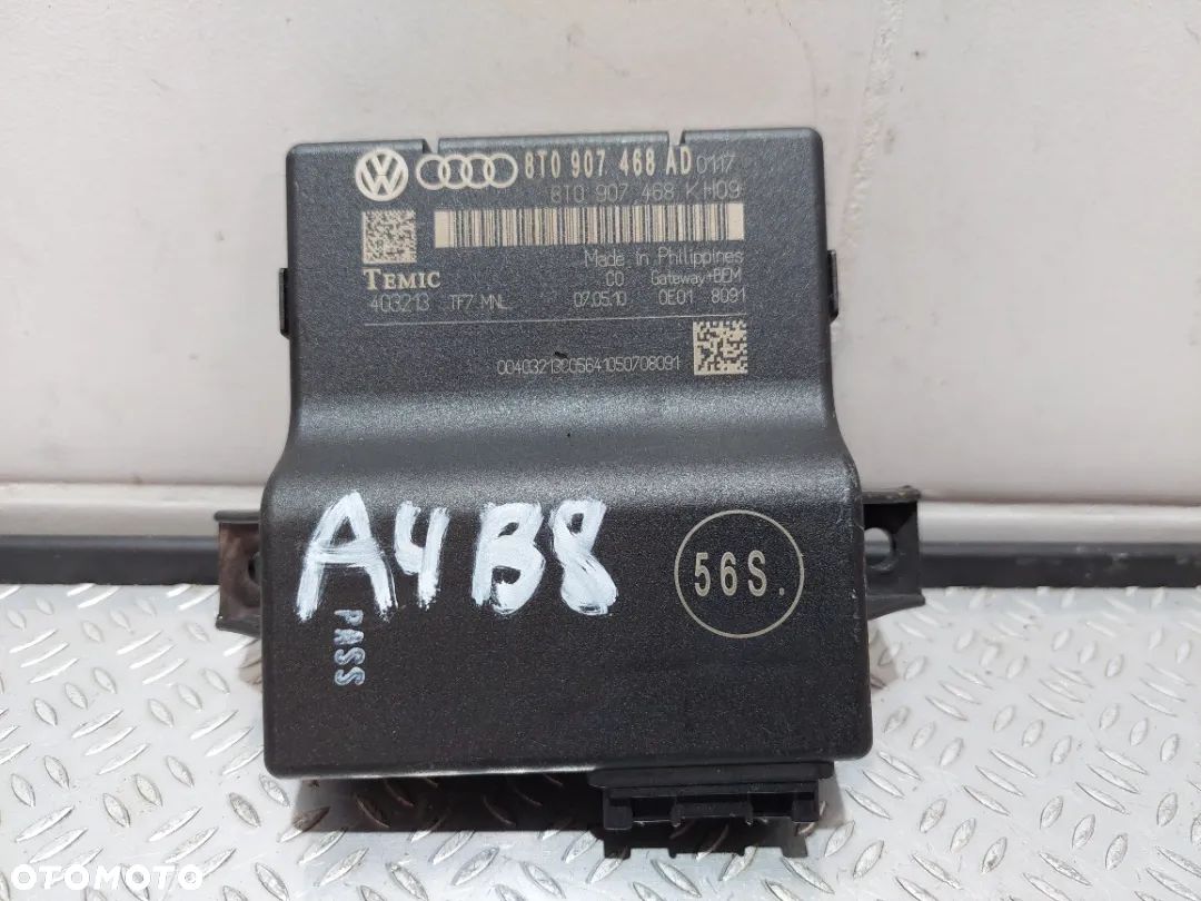 MODUŁ STEROWNIK GATEWAY AUDI A4 B8 NR 8T0907468AD - 1