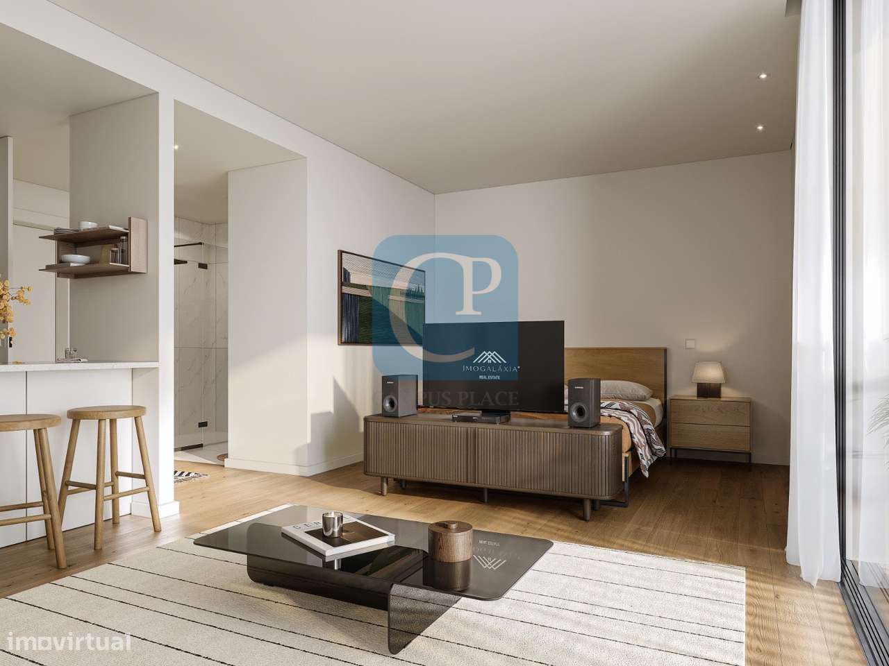 Apartamento T0 em construção, no Empreendimento Laetitia Living-10